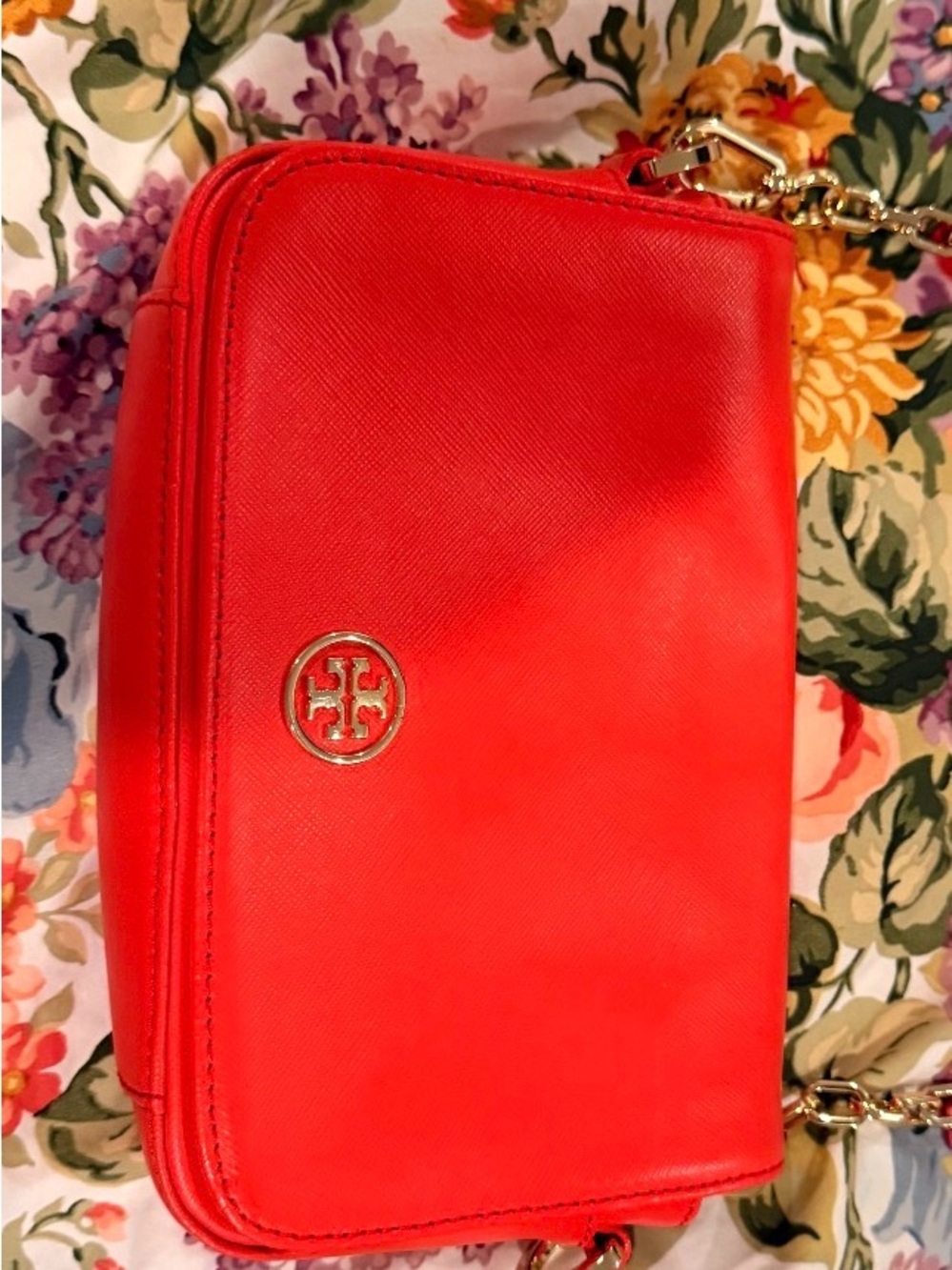 Tory Burch Vibrant Orange Crossbody Bag - Picture 14 of 14
